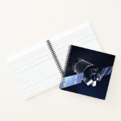 ドラゴンXl宇宙船のイラストレーション。 ノートブック (内部)