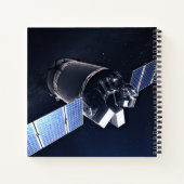 ドラゴンXl宇宙船のイラストレーション。 ノートブック (裏面)