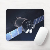 ドラゴンXl宇宙船のイラストレーション。 マウスパッド (マウス)