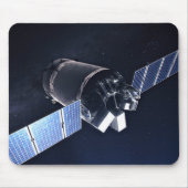 ドラゴンXl宇宙船のイラストレーション。 マウスパッド (正面)
