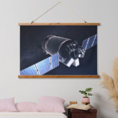 ドラゴンXl宇宙船のイラストレーション。 吊り下げ型タペストリー (寝室)