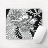 ドラゴ伝統的ン中国のブラック&ホワイト・スケッチ マウスパッド (マウス)