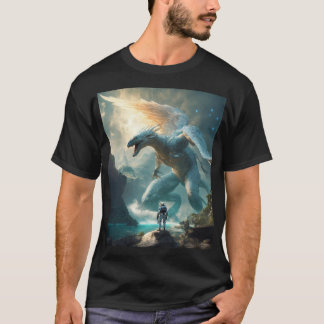 ドラゴ威厳のあるン:ファンタジー界の守護者 Tシャツ