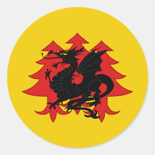 ドラチェンヴァルト王国 ラウンドシール (正面)