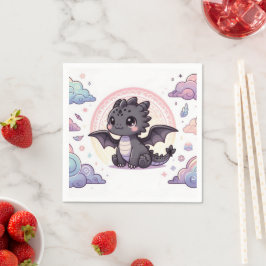 ドラッお洒落エレガントグ赤ちゃんシャワー スタンダードカクテルナプキン