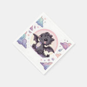 ドラッお洒落エレガントグ赤ちゃんシャワー スタンダードカクテルナプキン (角)