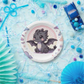 ドラッお洒落エレガントグ赤ちゃんシャワー ペーパープレート (パーティー)