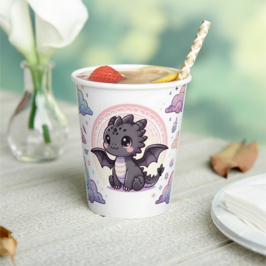 ドラッお洒落エレガントグ赤ちゃんシャワー 紙コップ (インサイチュ)