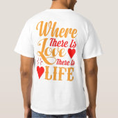 ドラッお洒落グウォーターの男達の価値Tシャツ Tシャツ (裏面)