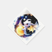 ドラッお洒落グベビーシャワー スタンダードカクテルナプキン (角)