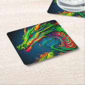 ドラッアートグ スクエアペーパーコースター (アングル)