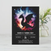 ドラッエレガントグ誕生日カスタム 招待状 (スタンド正面)