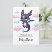 ドラッエレガントモダング赤ちゃんシャワー サンキューカード (スタンド正面)