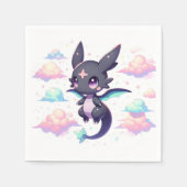 ドラッエレガントモダング赤ちゃんシャワー スタンダードカクテルナプキン (正面)