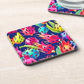 ドラッカラフルグフルーツ コースター (左側)