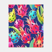 ドラッカラフルグフルーツ フリースブランケット (正面)