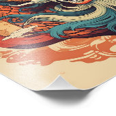 ドラッカラフルグヘッド フォトプリント            (角)