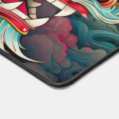 ドラッカラフルグモダンパーソナライズされた名 デスクマット (コーナー)