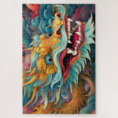 ドラッカラフルグモダン ジグソーパズル (縦)