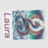 ドラッカラフルグ ゴルフタオル (横)