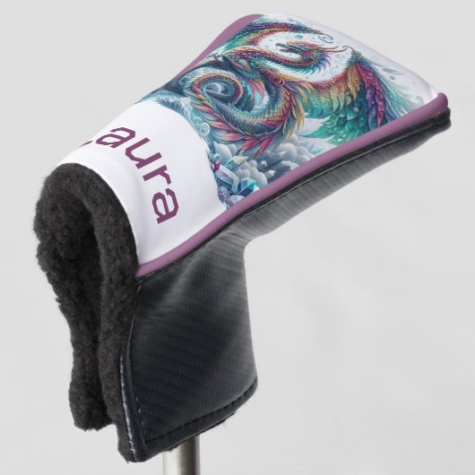 ドラッカラフルグ ゴルフヘッドカバー (3/4 正面)