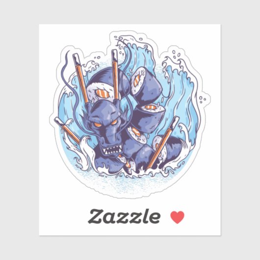 ドラックールグSUSHI ANIME GRAPHICS Manageグルメアート シール (シート)