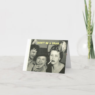 ドラッグが…パーティを楽しもうあないで下さい カード