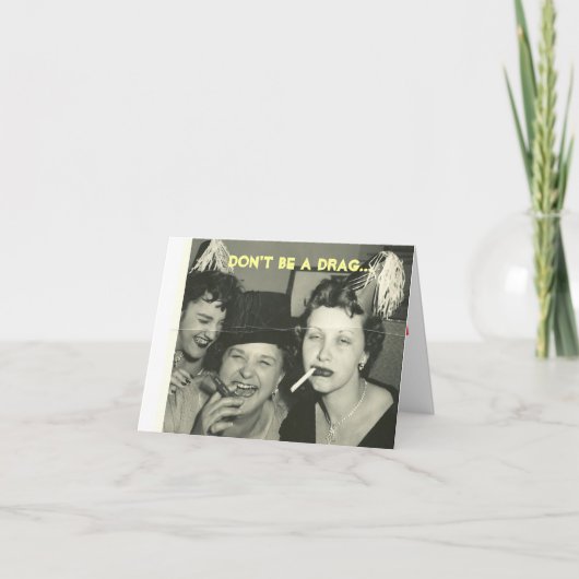 ドラッグが…パーティを楽しもうあないで下さい カード (正面)