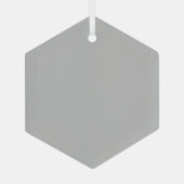 ドラッグとドロップカラーで創造性を発揮 ガラスオーナメント (裏面)