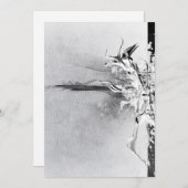 ドラッグとドロップ結婚式招待状 招待状 (正面/裏面)