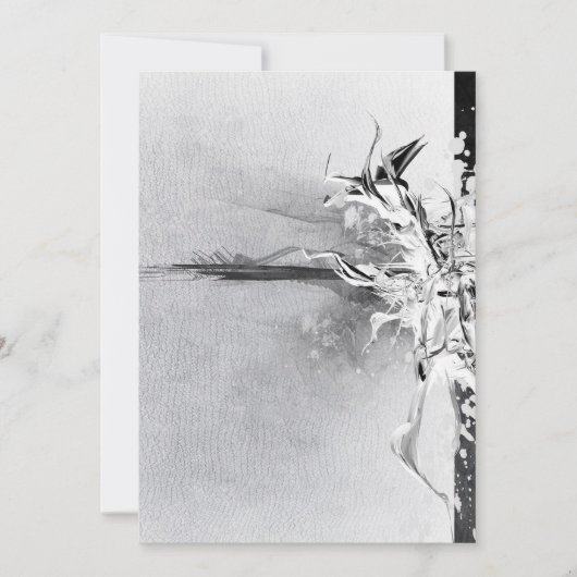 ドラッグとドロップ結婚式招待状 招待状 (正面)