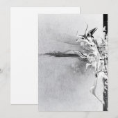 ドラッグとドロップ結婚式招待状 招待状 (正面/裏面)