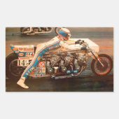 ドラッグの競争 長方形シール (正面)