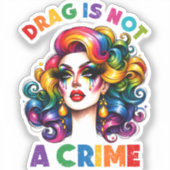 ドラッグは犯罪ではない シール (正面)