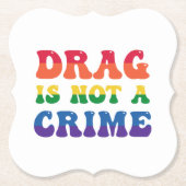 ドラッグは犯罪のコースターではない ペーパーコースター (正面)