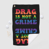 ドラッグは犯罪のゴルフタオルではない ゴルフタオル (インサイチュ)