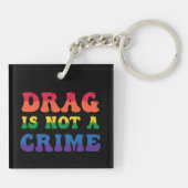 ドラッグは犯罪の連鎖ではない キーホルダー (裏面)