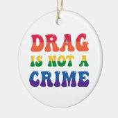 ドラッグは犯罪オーナメントではない セラミックオーナメント (左)
