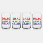 ドラッグは犯罪眼鏡ではない ガラス缶 (裏面)