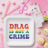 ドラッグは犯罪紙プレートではない ペーパープレート (パーティー)