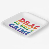 ドラッグは犯罪紙プレートではない ペーパープレート (傾斜あり)