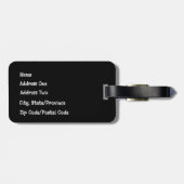 ドラッグは犯罪荷札ではない ラゲッジタグ (裏面横)