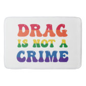 ドラッグは犯罪風呂のマットではない バスマット (正面)