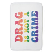 ドラッグは犯罪風呂のマットではない バスマット (正面縦)
