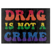 ドラッグは防犯ガラス製の板ではない カッティングボード (正面)