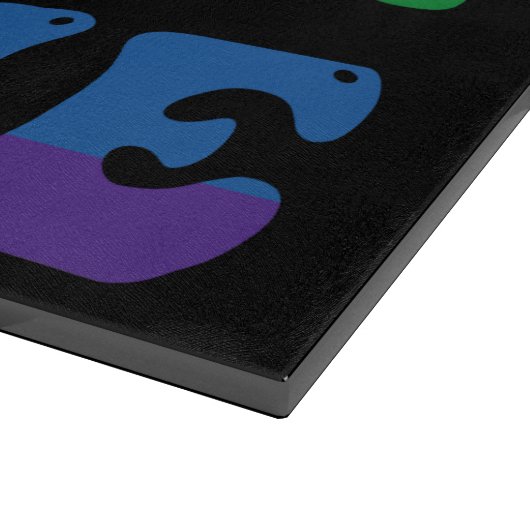 ドラッグは防犯ガラス製の板ではない カッティングボード (角)