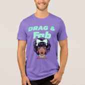 ドラッグアンドファブ トライブレンドTシャツ (正面)