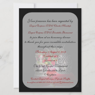 ドラッグエンペラー・エンプレス名誉晩餐会招待状 招待状