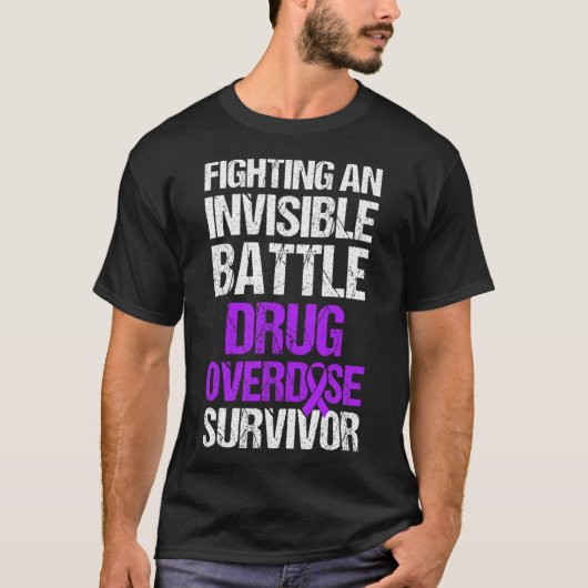 ドラッグオーバードーズ啓発戦士サバイバー43 Tシャツ (正面)