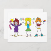 ドラッグクイーンへの招待 招待状 (正面/裏面)